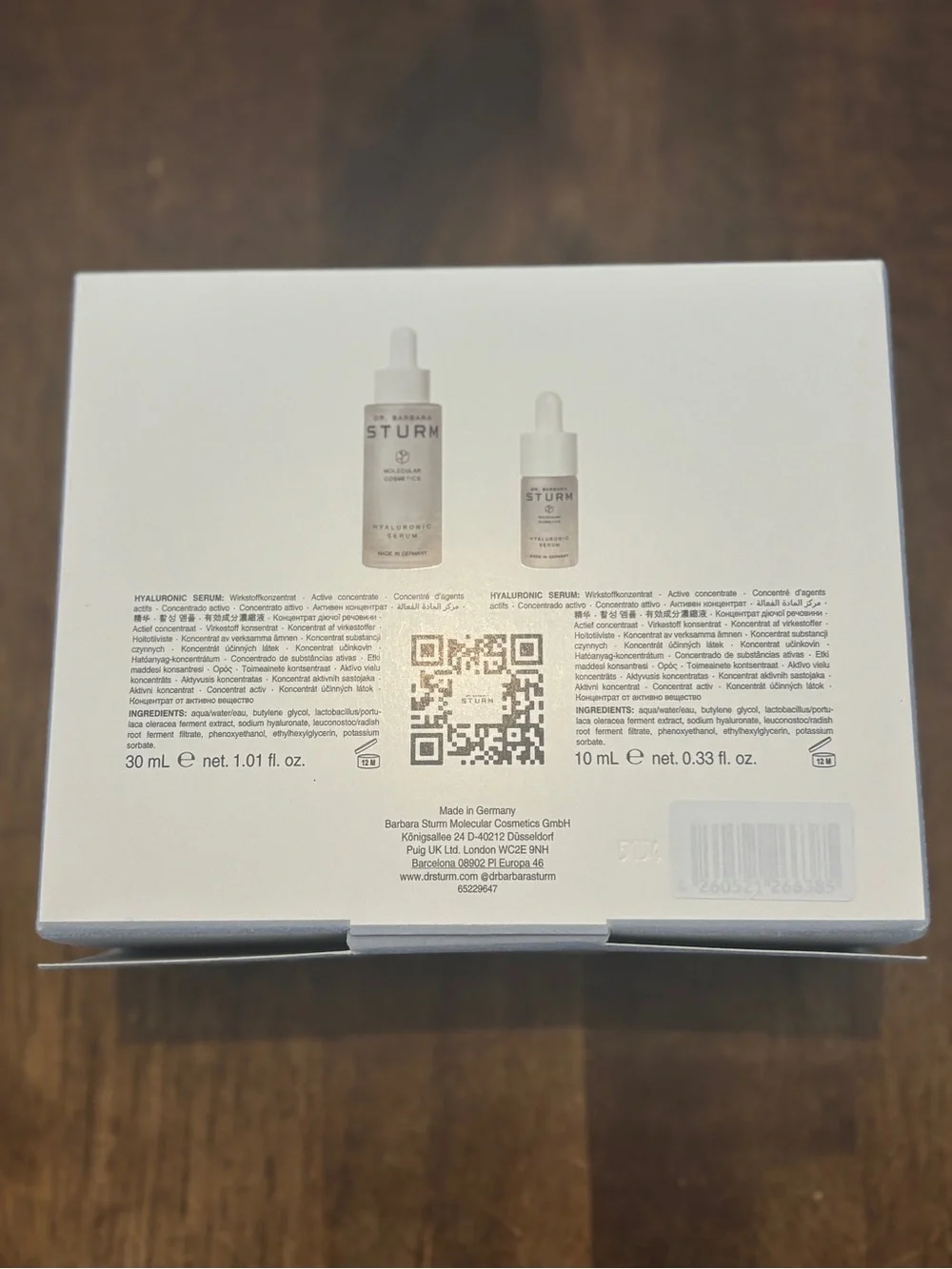 Dr. Barbara Sturm Hyaluronic Serum Home & Away Duo